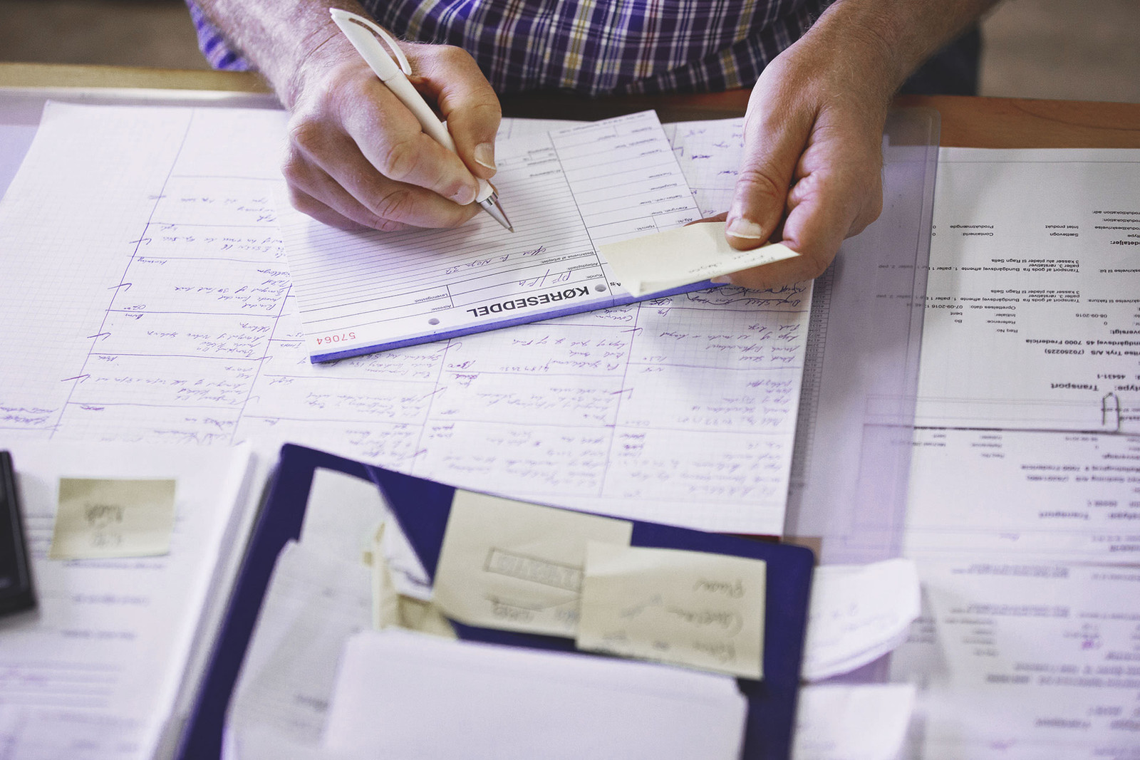 Illustrative photo: care plan review